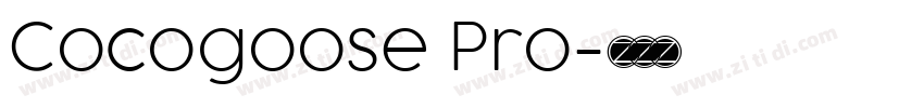 Cocogoose Pro字体转换